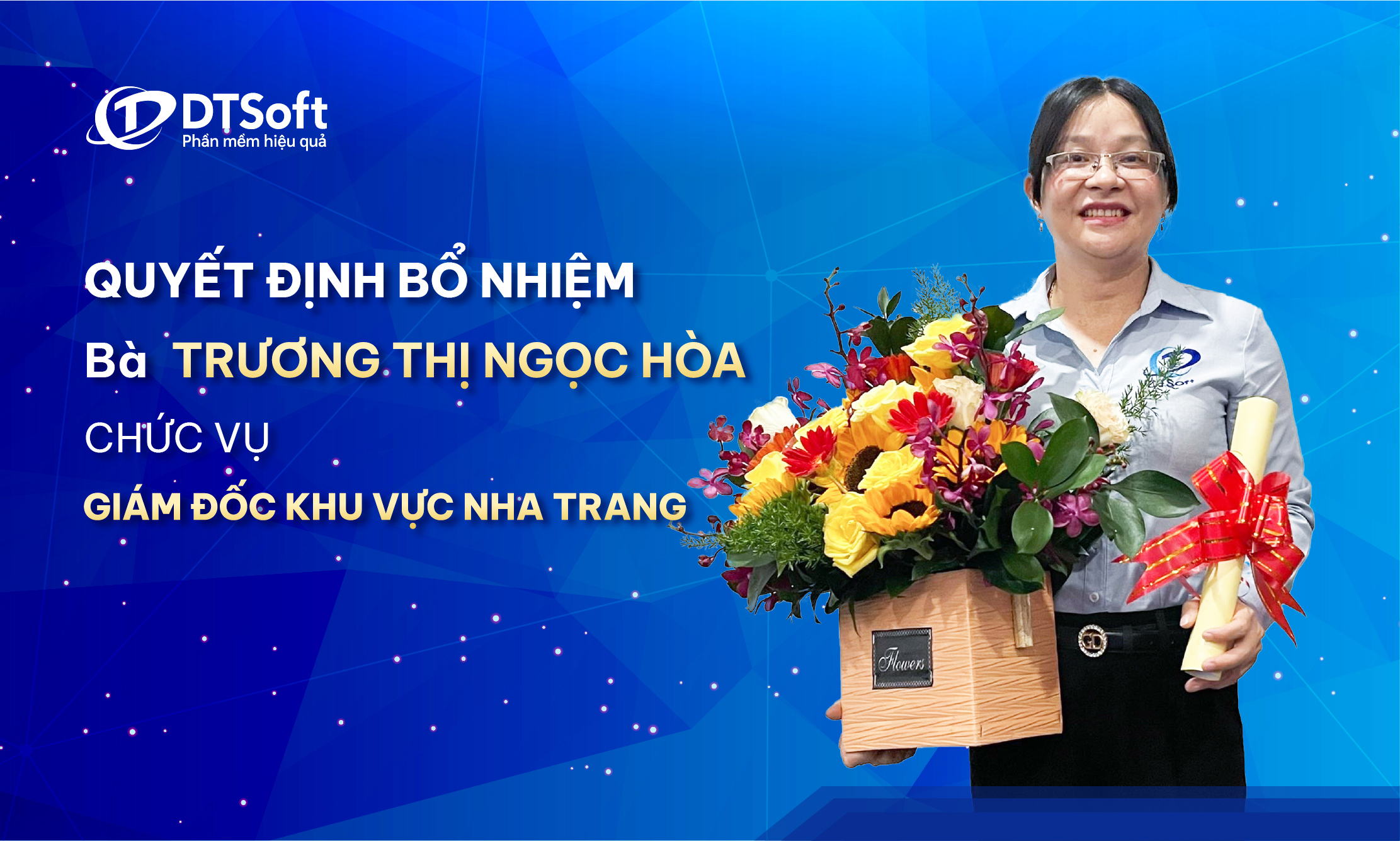 Bổ nhiệm Giám đốc DTSoft khu vực Nha Trang kể từ tháng 04 năm 2023