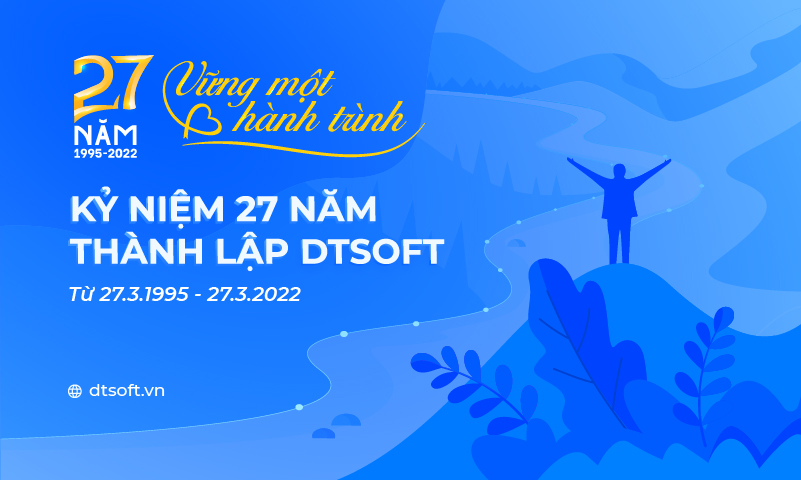 [INFOGRAPHIC] Chặng đường phát triển 27 năm DTSoft