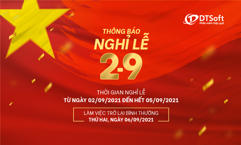Thông báo lịch nghỉ Lễ Quốc Khánh 2/9