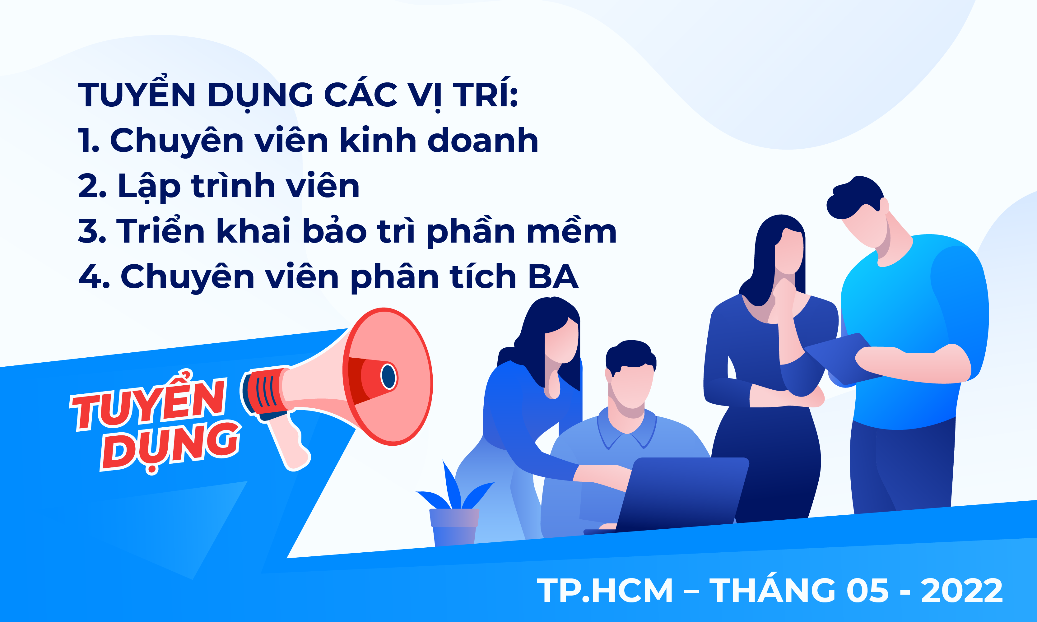 [TP.HCM] Công ty DTSoft tuyển dụng tháng 05.2022